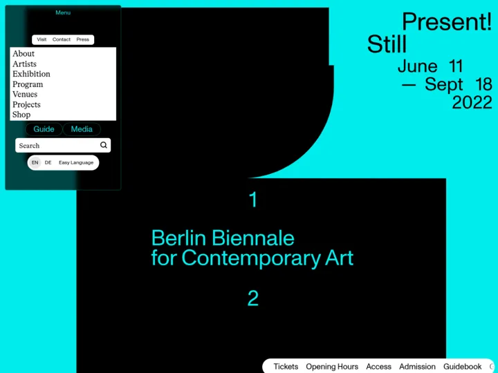 12 Berlinbiennale De 网站截图