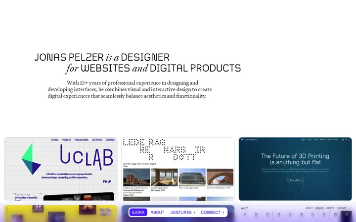 Jonaspelzer 网站截图