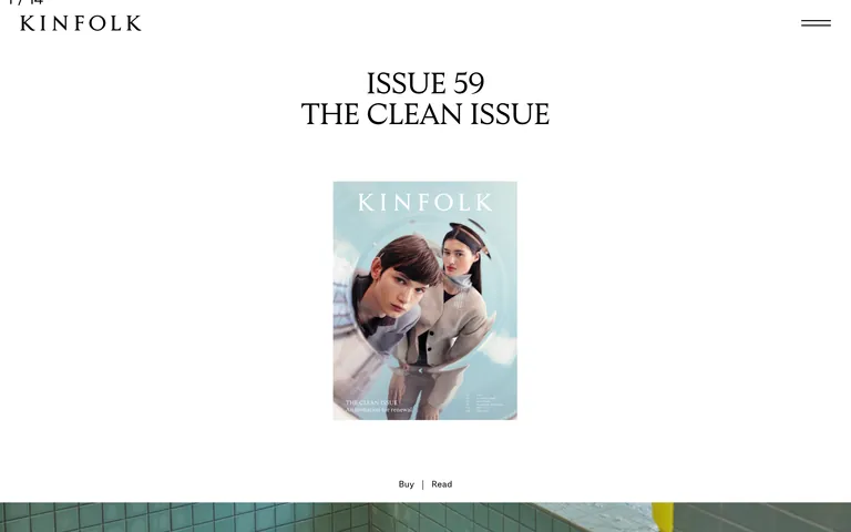 Kinfolk 网站截图