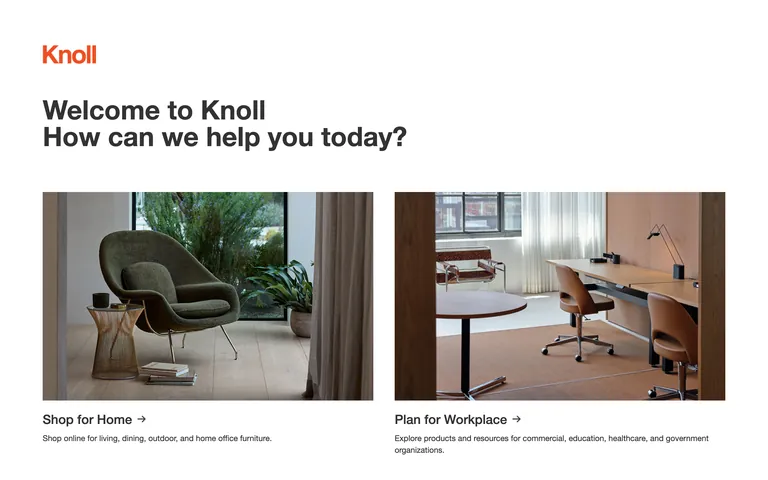 Knoll 网站截图