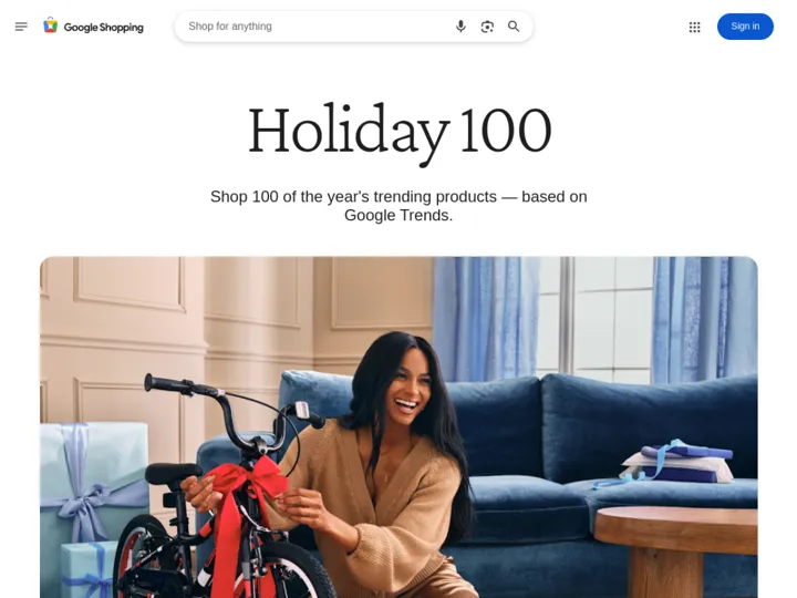 Shopping Google 网站截图
