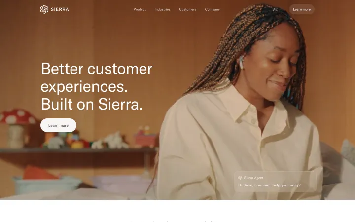 Sierra 网站截图