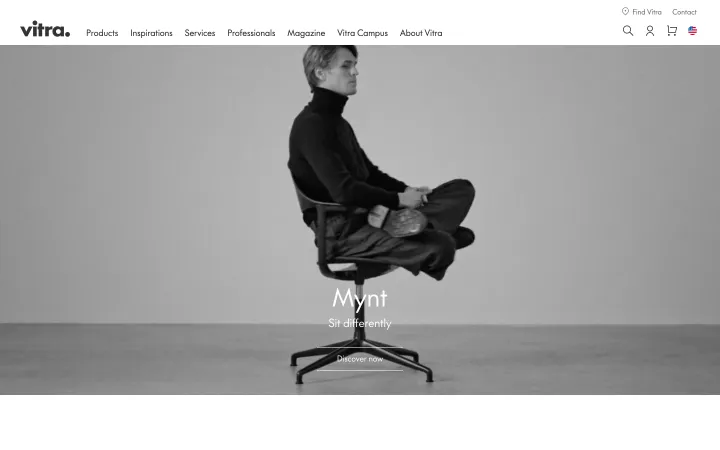 Vitra 网站截图