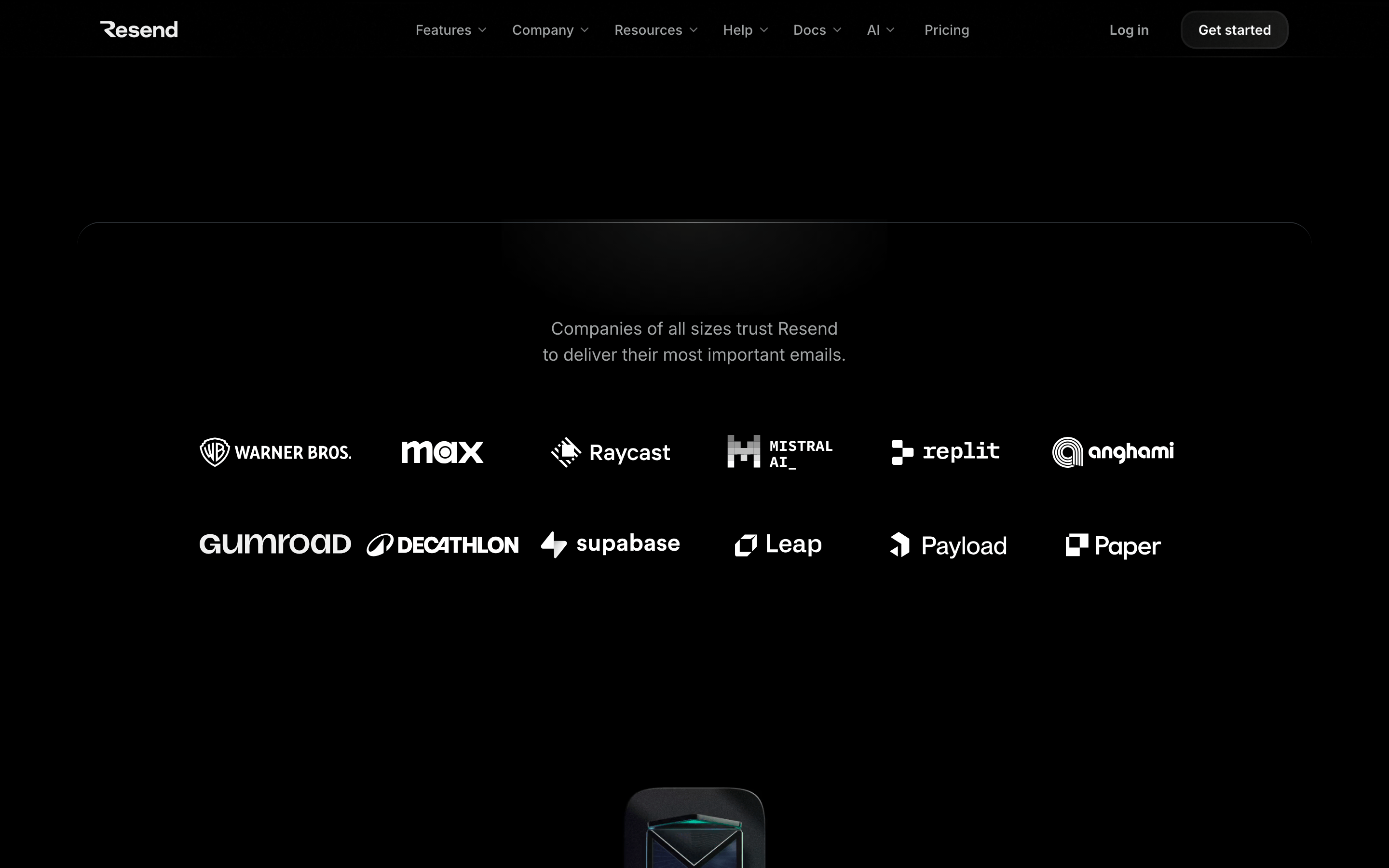 Resend · 设计 DNA · OpenDesign