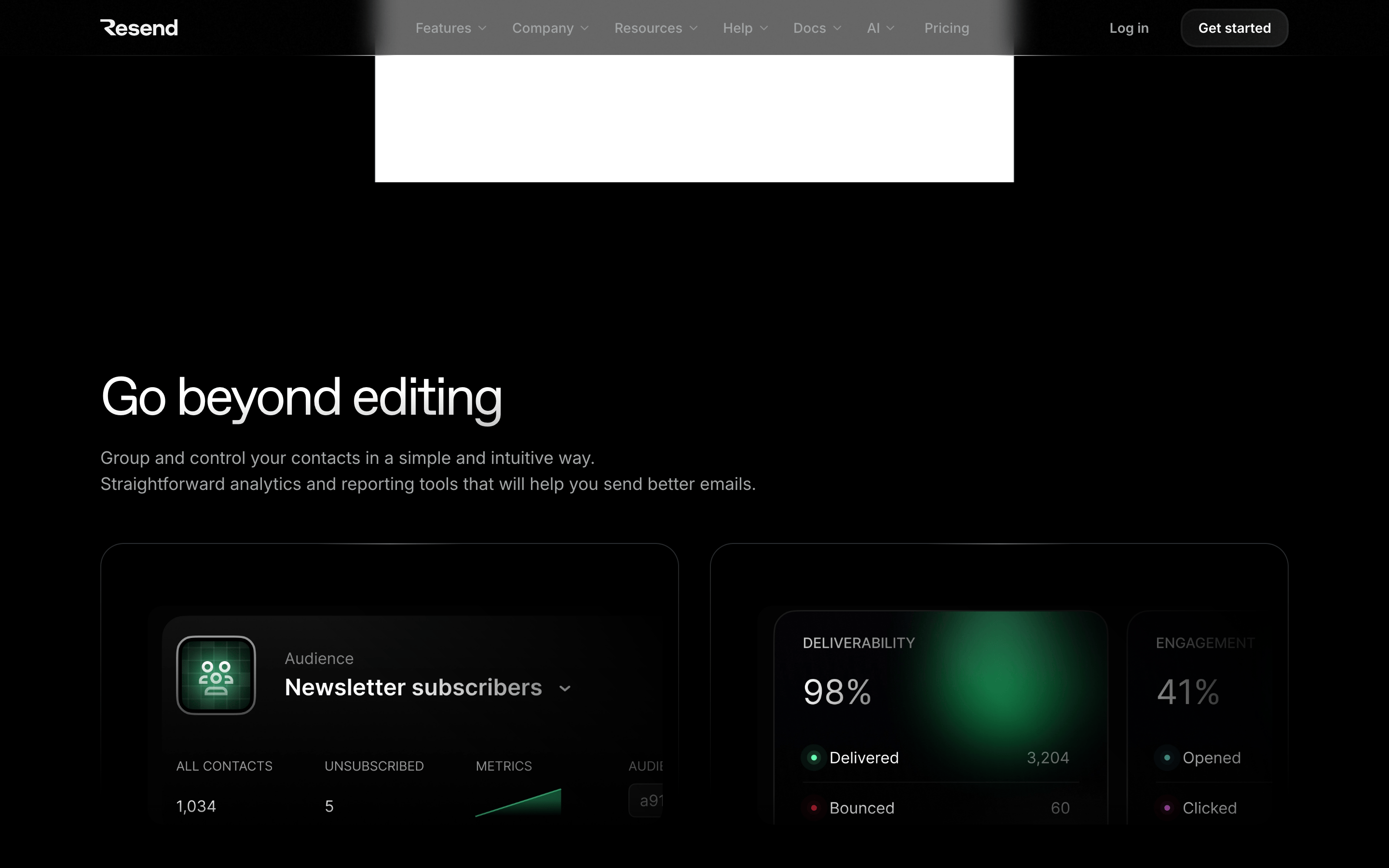 Resend · 设计 DNA · OpenDesign