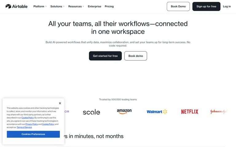 Airtable 스크린샷