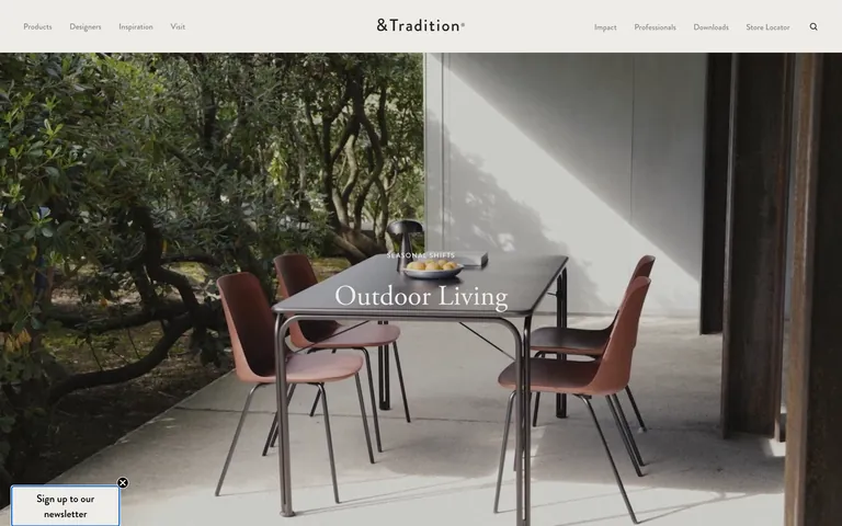 &Tradition 网站截图
