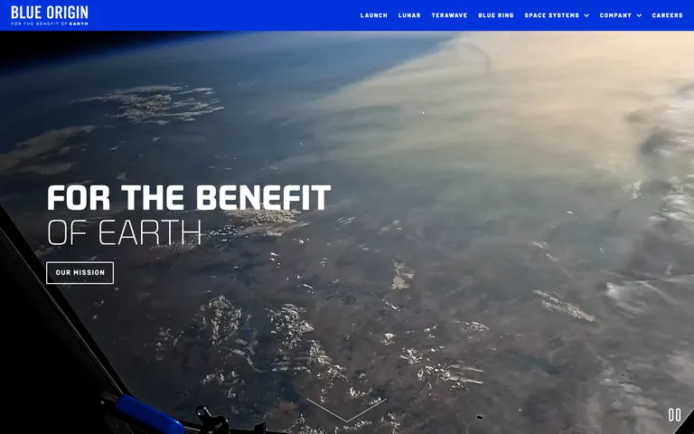 Blue Origin screenshot