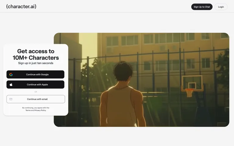 Character.AI 스크린샷