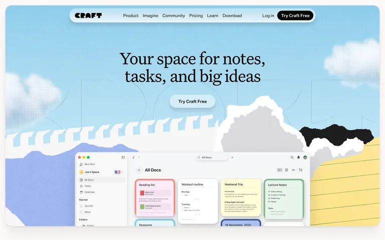 Craft のスクリーンショット