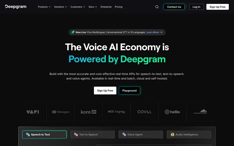 Deepgram screenshot