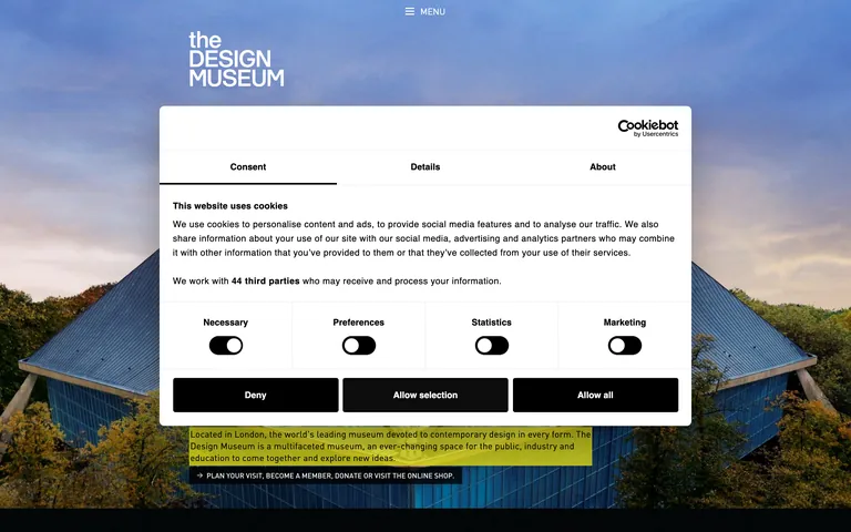 Design Museum screenshot