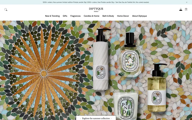 Diptyque のスクリーンショット