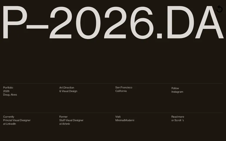 Dougalves Work 網站截圖