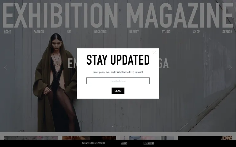 Exhibition Magazine 스크린샷