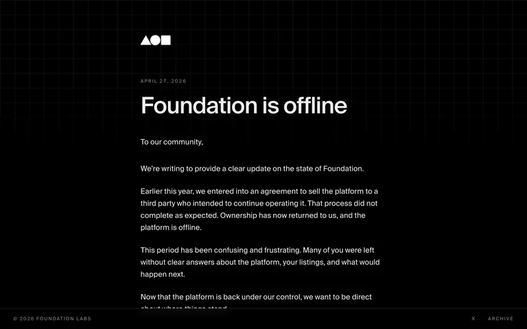 Foundation のスクリーンショット