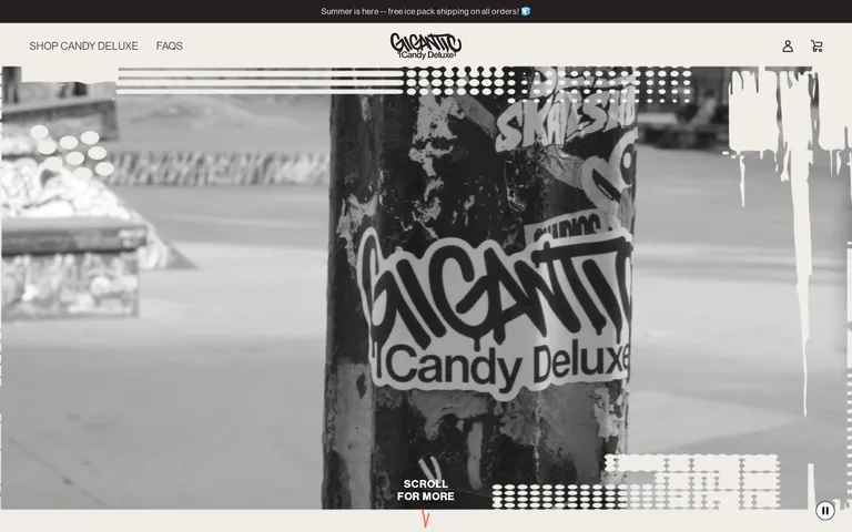 Giganticcandy 网站截图