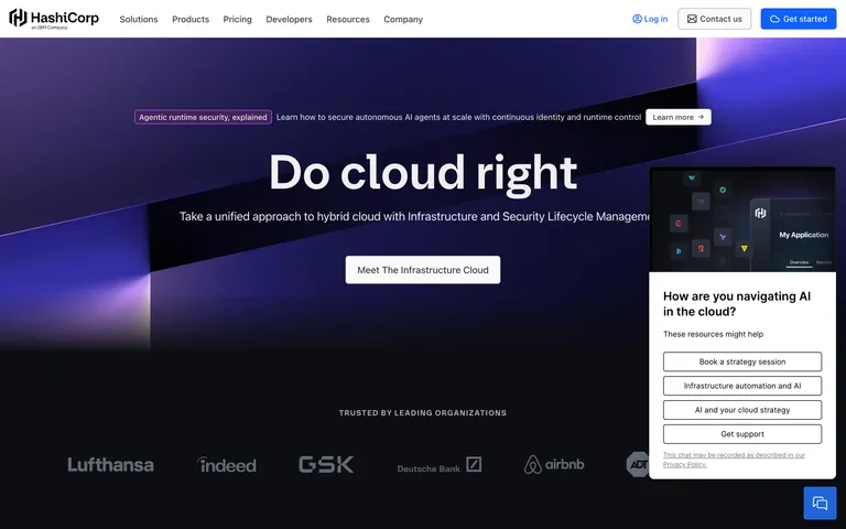 Hashicorp 스크린샷