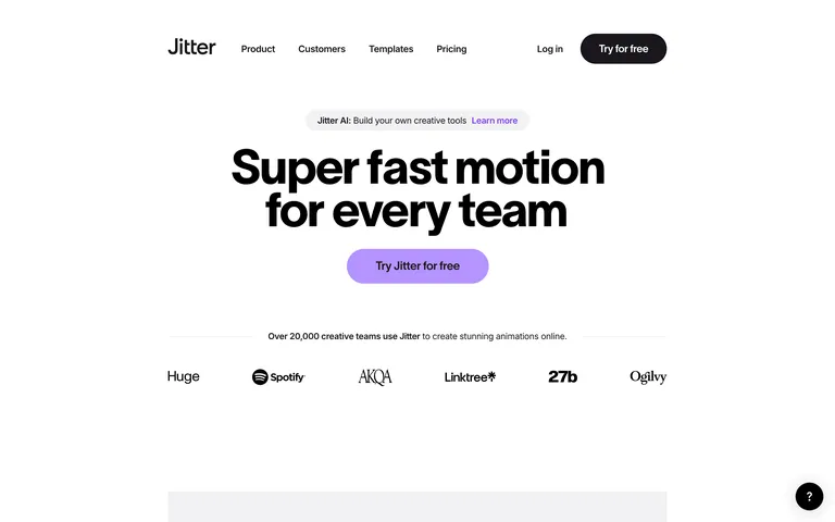 Jitter 网站截图