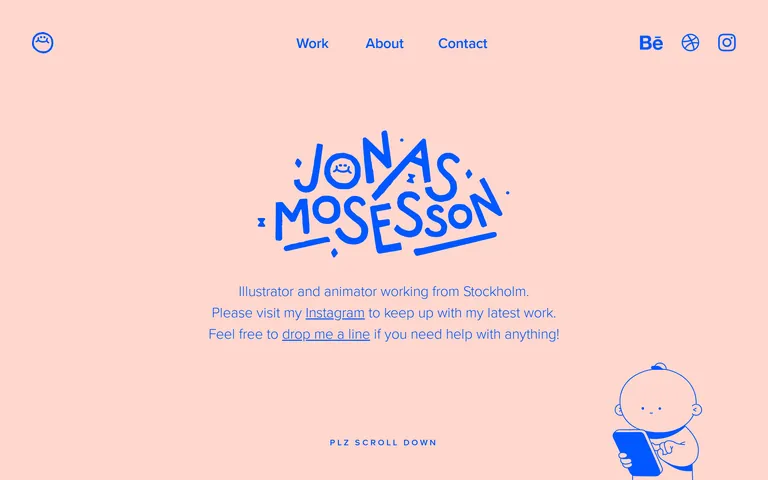 Jonasmosesson Se 網站截圖