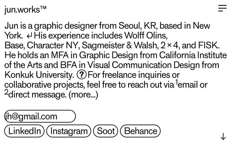 Jun Works screenshot