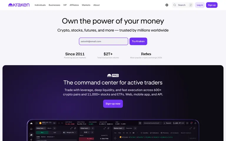 Kraken screenshot