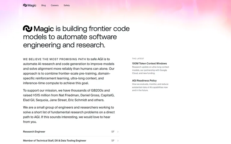 Magic 网站截图