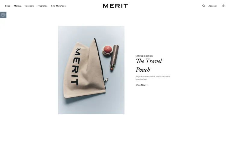 Merit 網站截圖