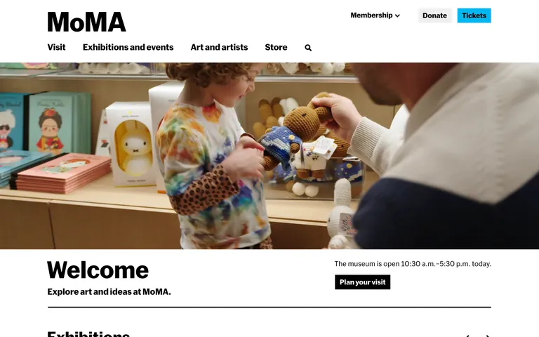 MoMA screenshot