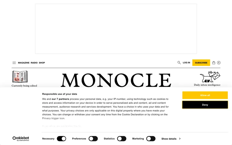 Monocle のスクリーンショット