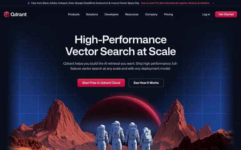 Qdrant screenshot
