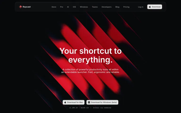 Raycast screenshot