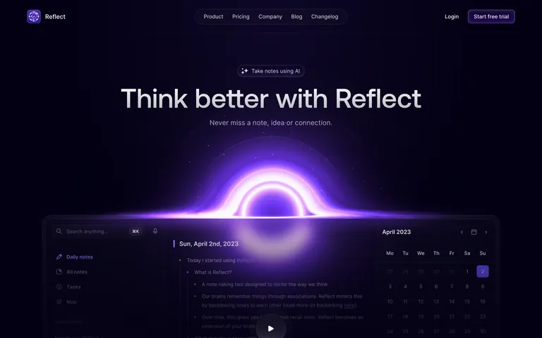 Reflect screenshot