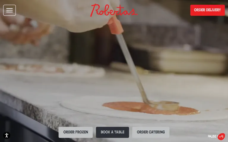 Robertaspizza 網站截圖