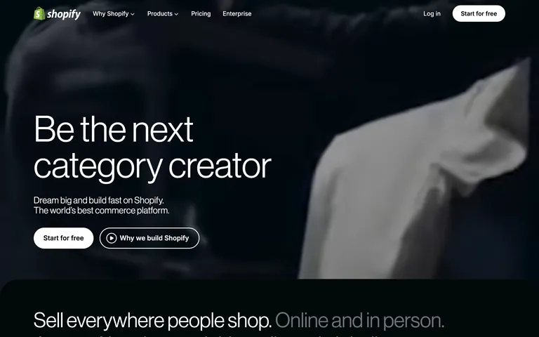 Shopify screenshot