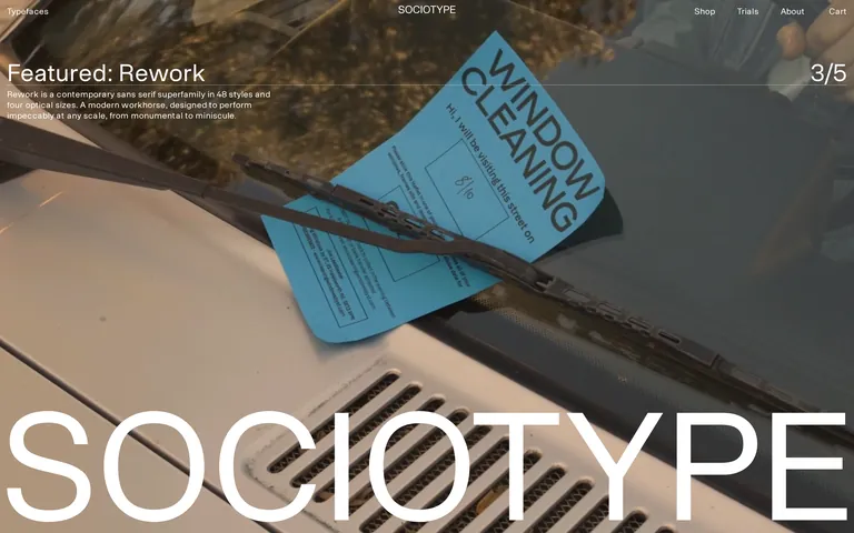 Socio Type 網站截圖