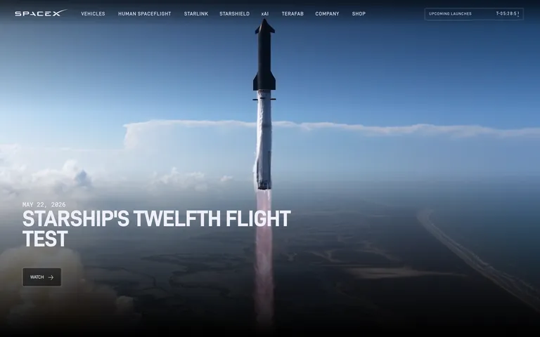 Spacex screenshot
