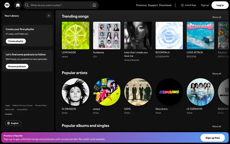 Spotify screenshot