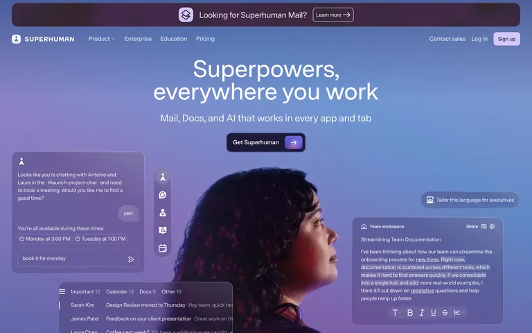 Superhuman screenshot