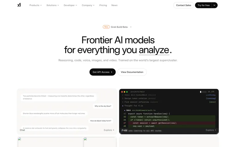 xAI screenshot